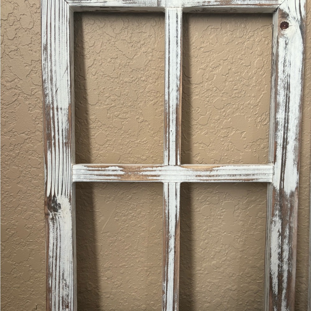 Rustic Wooden Window Frame - Picture 3 of 15